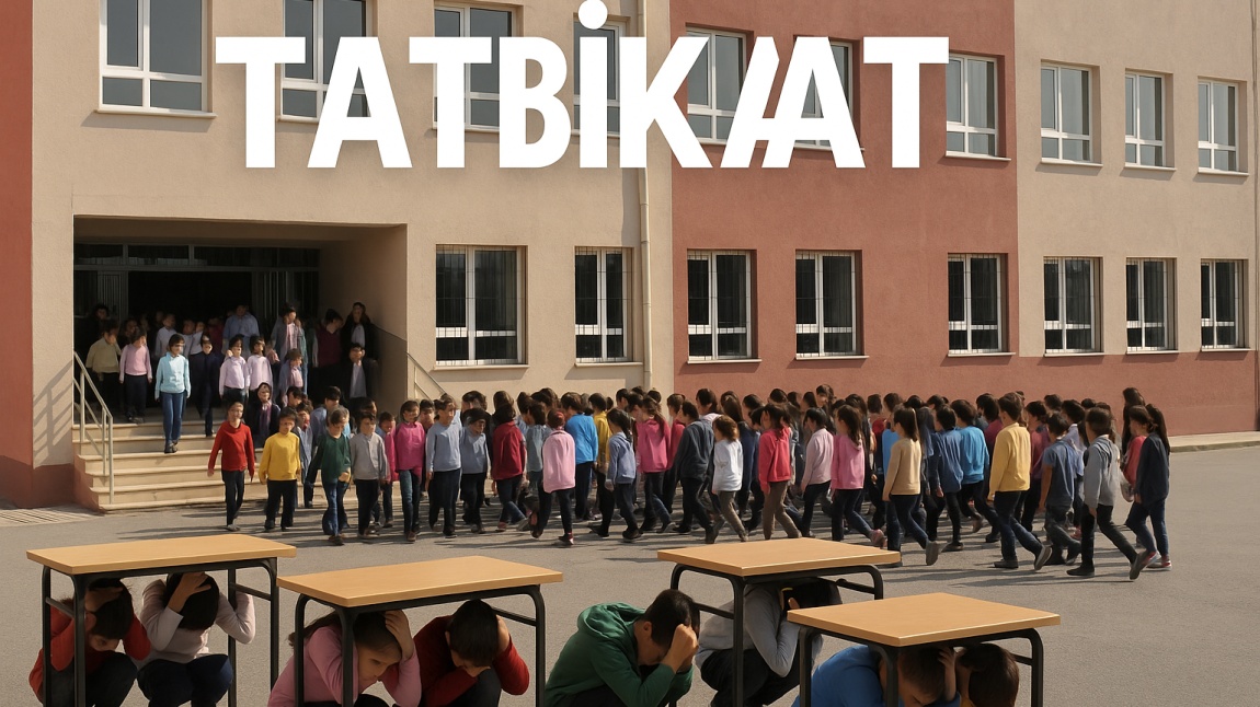 OKULUMUZDA DOĞAL AFET TATBİKATI YAPILDI